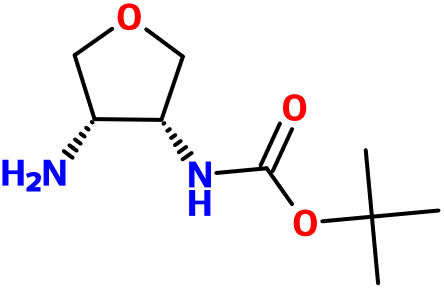(image for) MC017864 2-Methyl-2-propanyl [(3R,4S)-4-aminotetrahydro-3-furanyl]carbamate